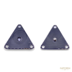 Triangular Snap Buttons In Zamak 8087 - Gafforelli Srl LIGHT