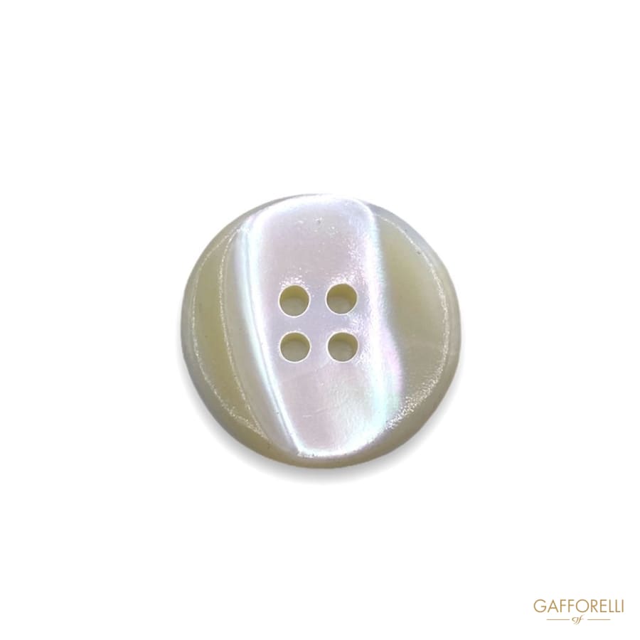 Trocas Button In Mother Of Pearl With Four Holes 907 -