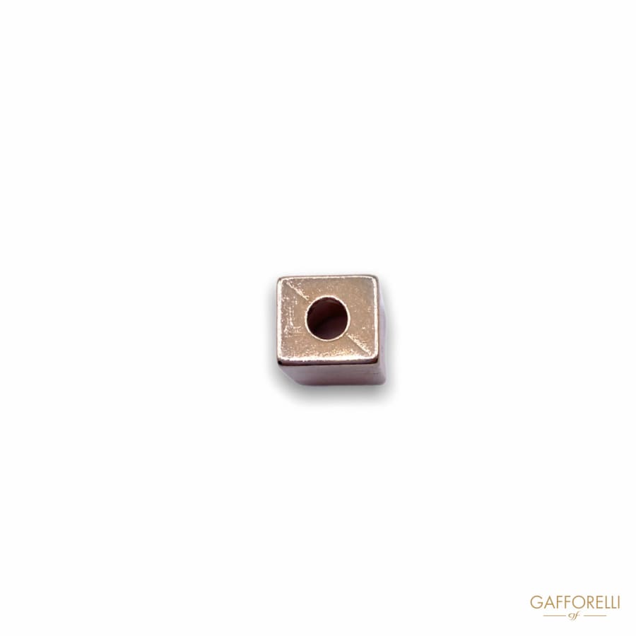 Zamak Cord End Rectangular Shaped 2687 - Gafforelli Srl