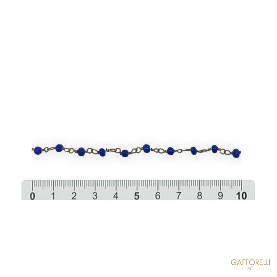 Chain With Multicolor Beads 2874 - Gafforelli Srl