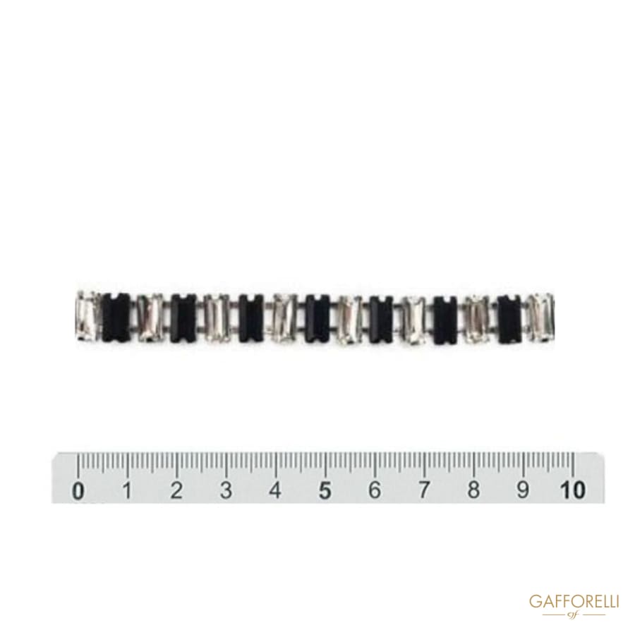 Rectangular Rhinestone Chains A248 - Gafforelli Srl