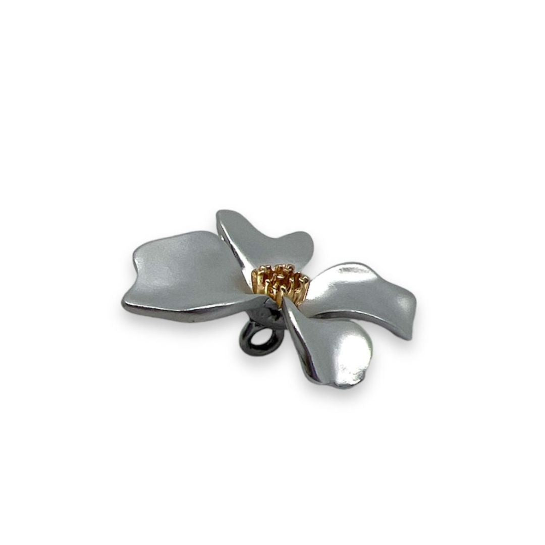 Flower Button- Art. A533 - Gafforelli Srl metal buttons