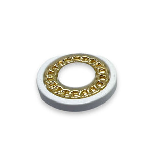 Chanel Style Button- Art. B172 - Gafforelli Srl metal