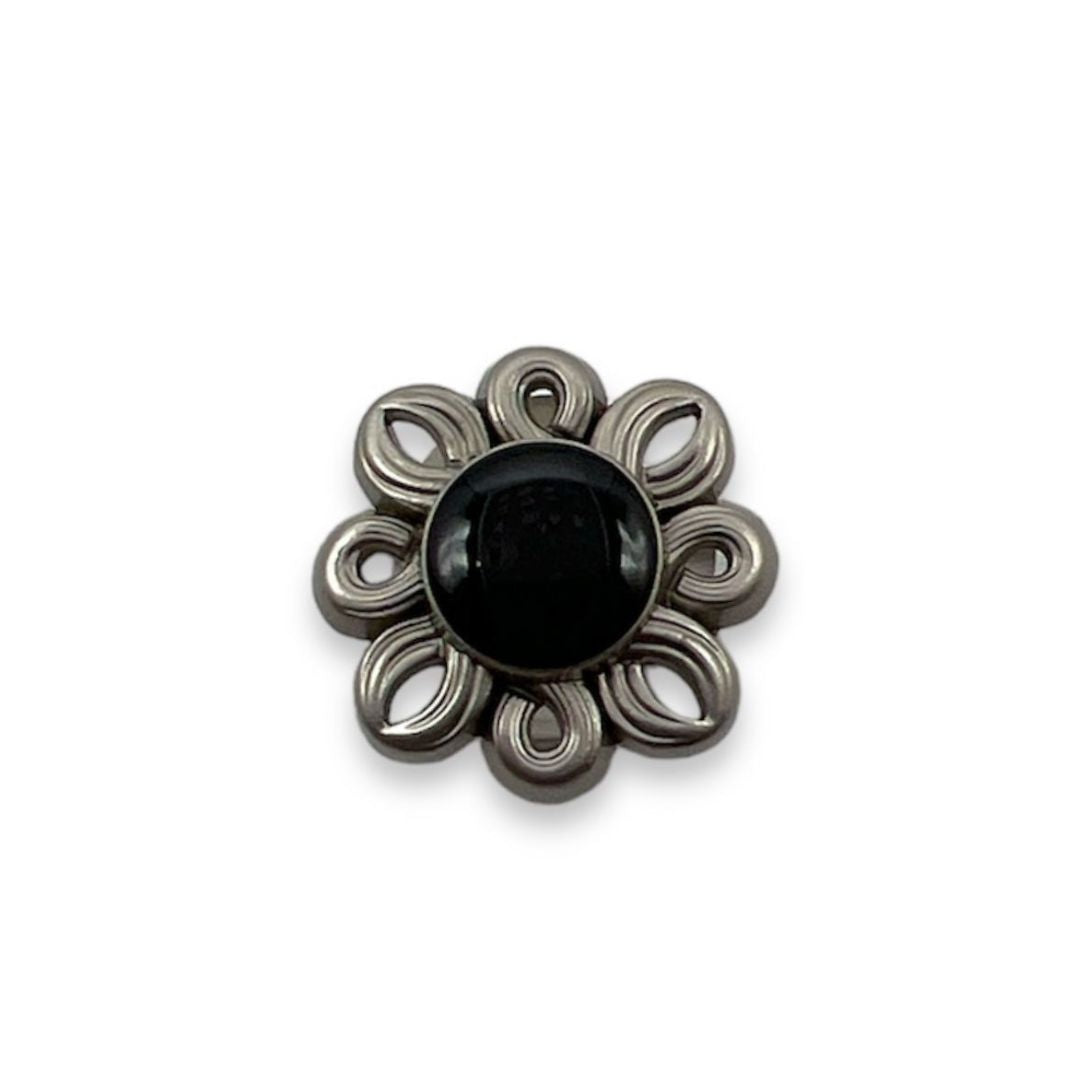 Flower Button- Art. B177 - Gafforelli Srl metal buttons