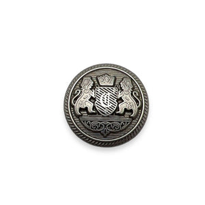 Coat Of Arms Button - Art. B180 - Gafforelli Srl metal