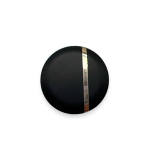 Metal Button With Gold Line- Art. B183 - Gafforelli Srl