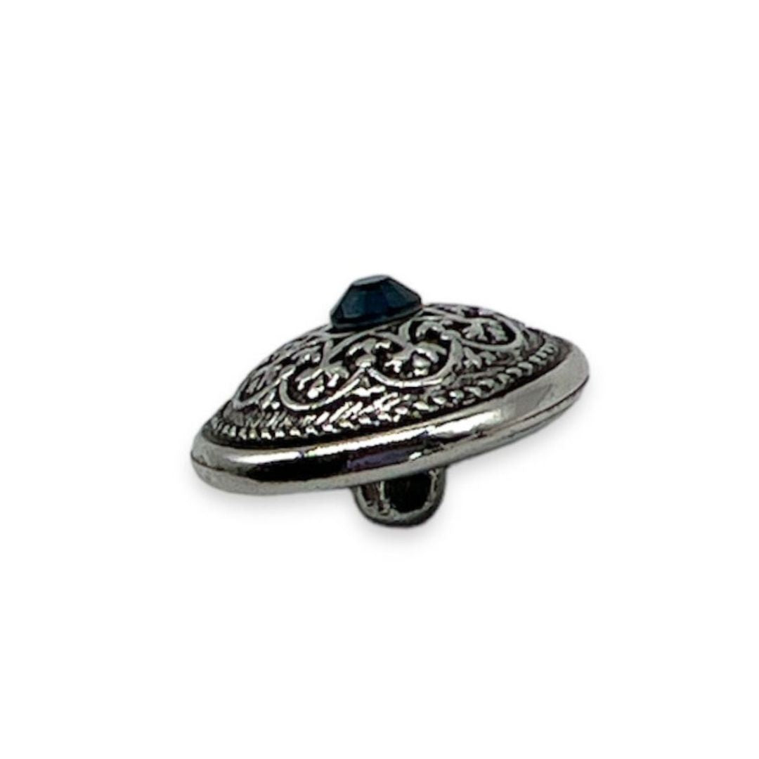 Coat of Arms Button with Rhinestones - Art. B194