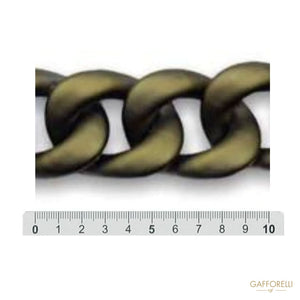 Abs Plastic Nikel Chain in Different Colors and Sizes Art.