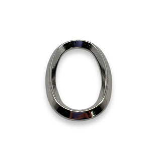 Classic Metal Oval Ring- Art. E347 - Gafforelli Srl rings