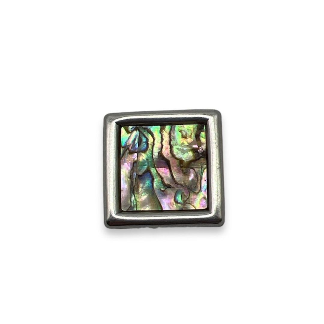 Ablone Mother-of-pearl Square Button- Art. G153