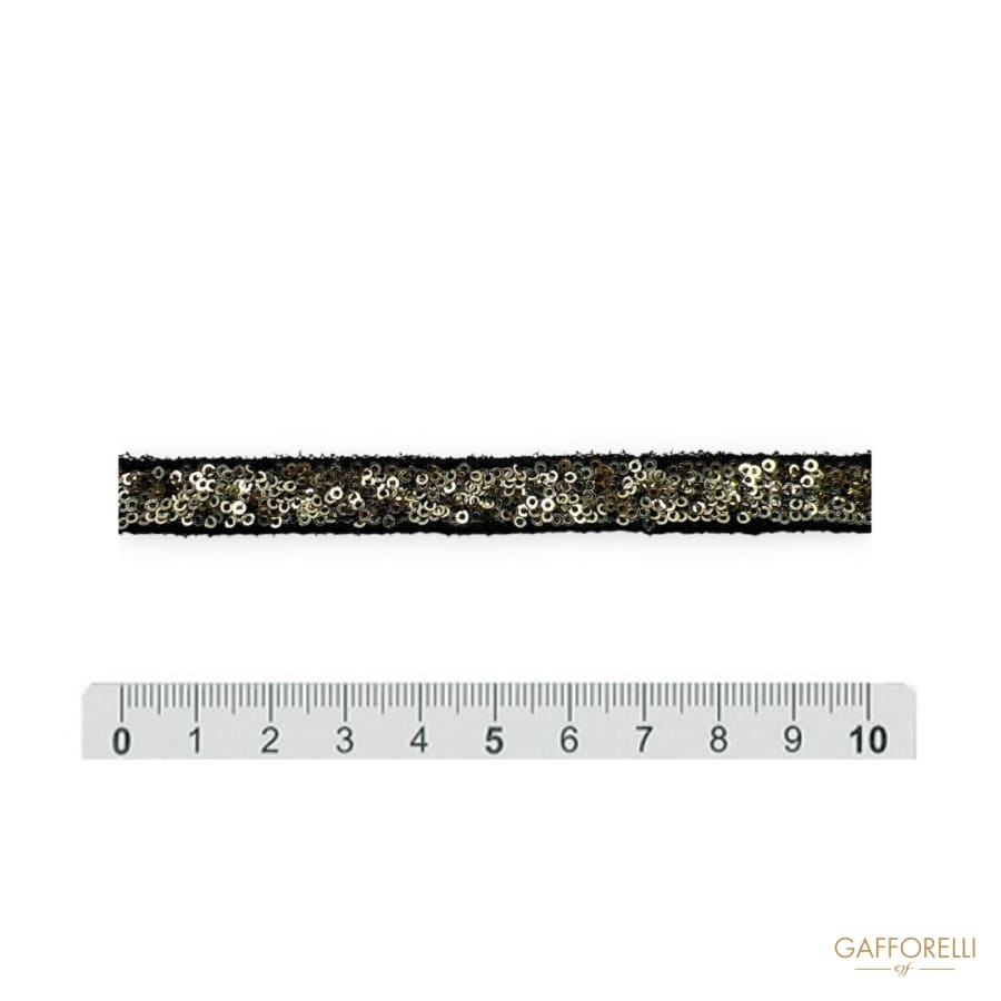 Trimmings with Gold Sequins H173 - Gafforelli Srl trimmings