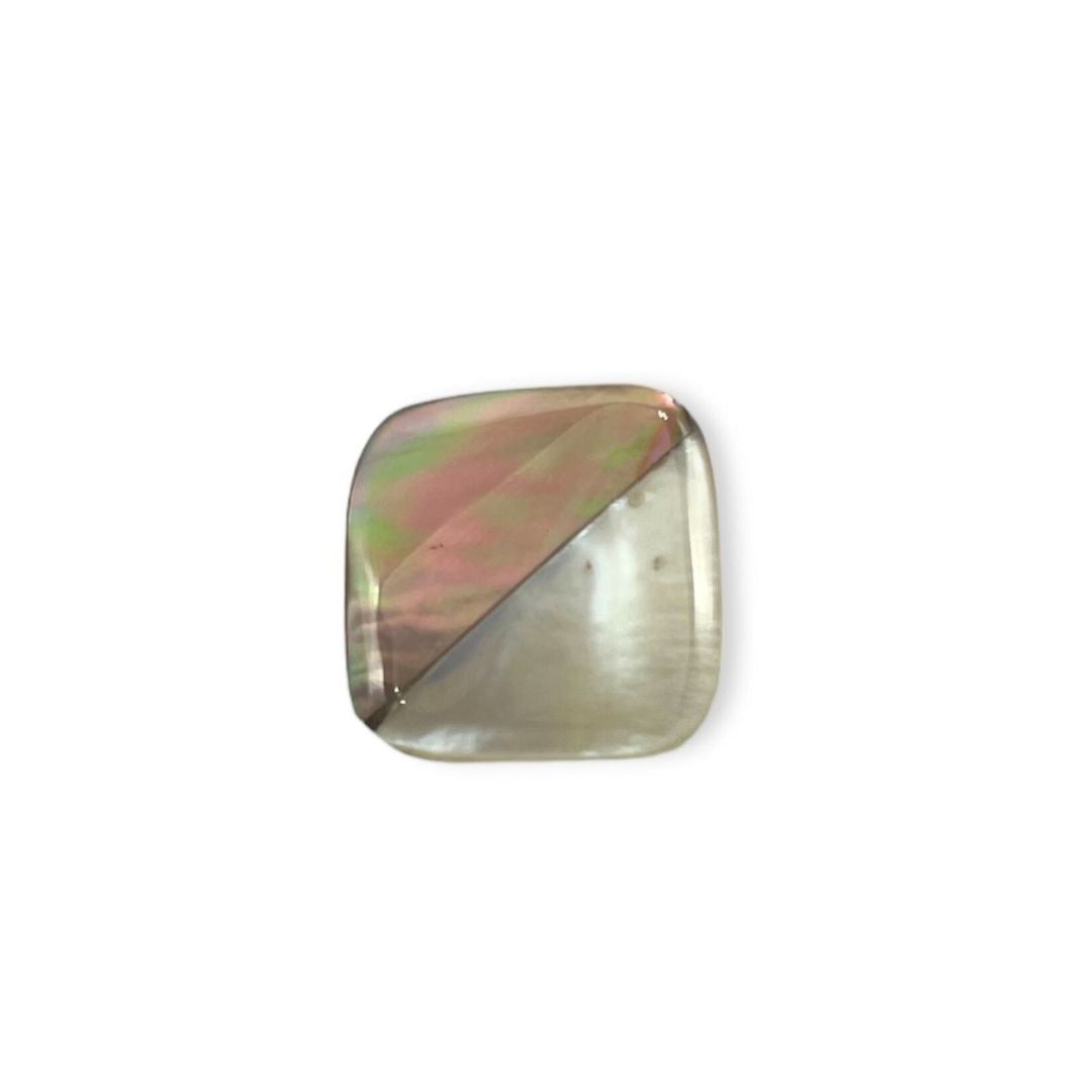 Square Button in Colored Mother-of-pearl- Art. H362