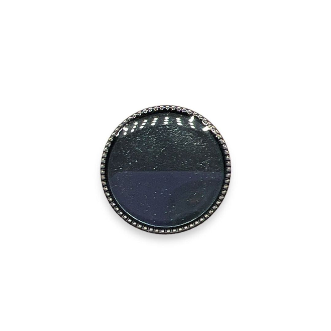 Metal Button with Colored Central - Art. U546 - Gafforelli