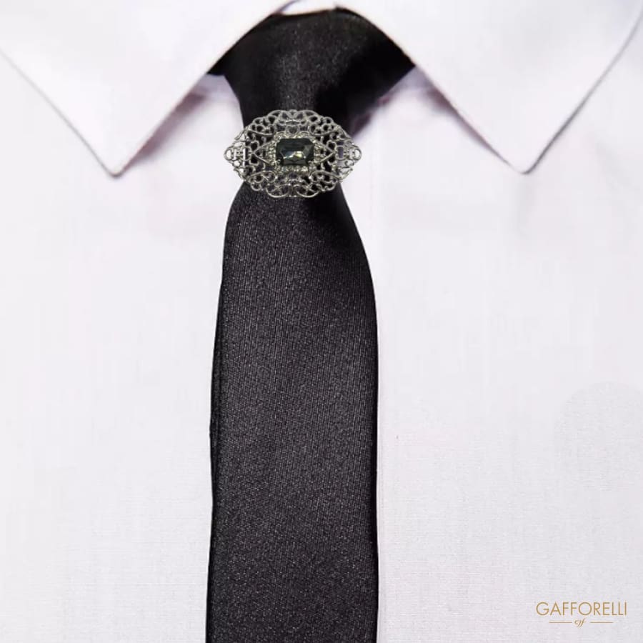 Tie Accessory with Rhinestones U232 - Gafforelli Srl tie