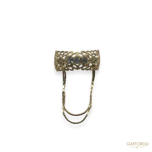 Tie Accessory With Rhinestones U477 - Gafforelli Srl tie