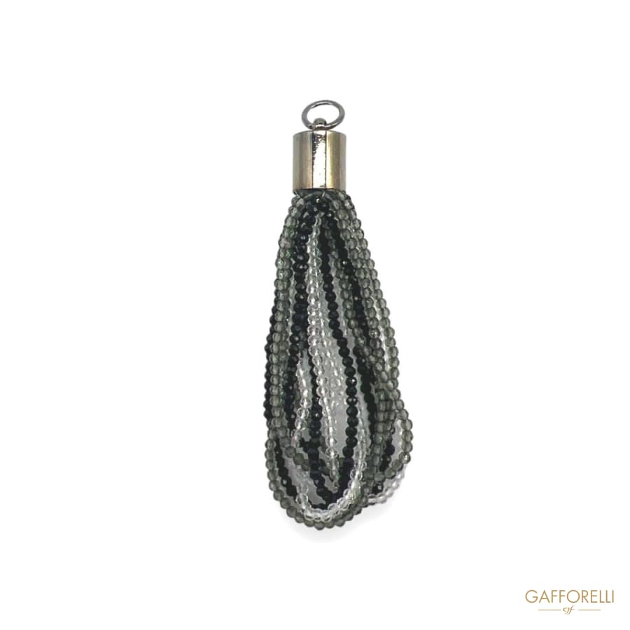 Beaded Tassel Pendant A592 - Gafforelli Srl tassels