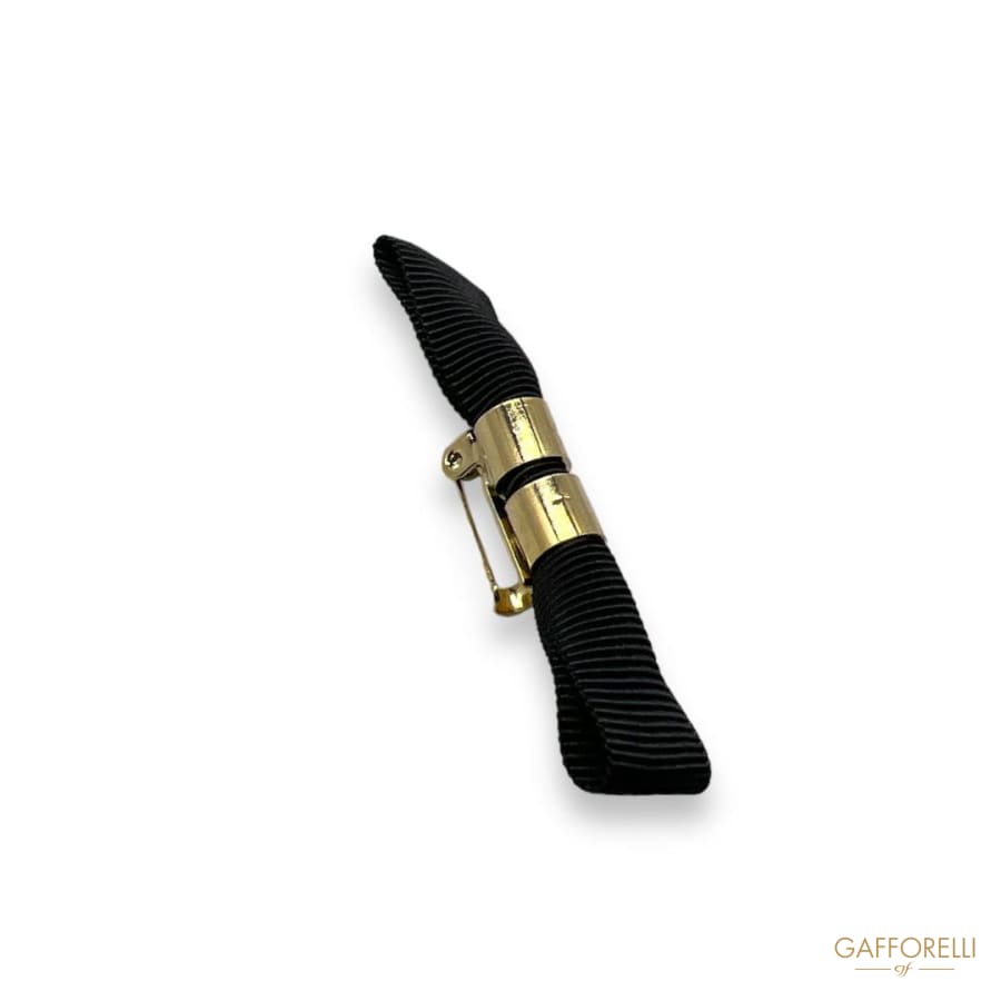 Bow Brooch with Metal Detail U362 - Gafforelli Srl Pin men’s