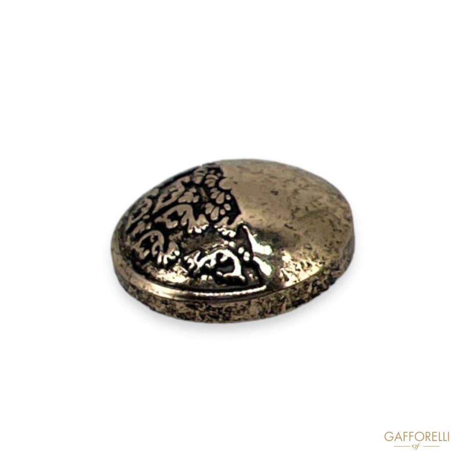 Button with Meta Decorations - Art. B190 - Gafforelli Srl