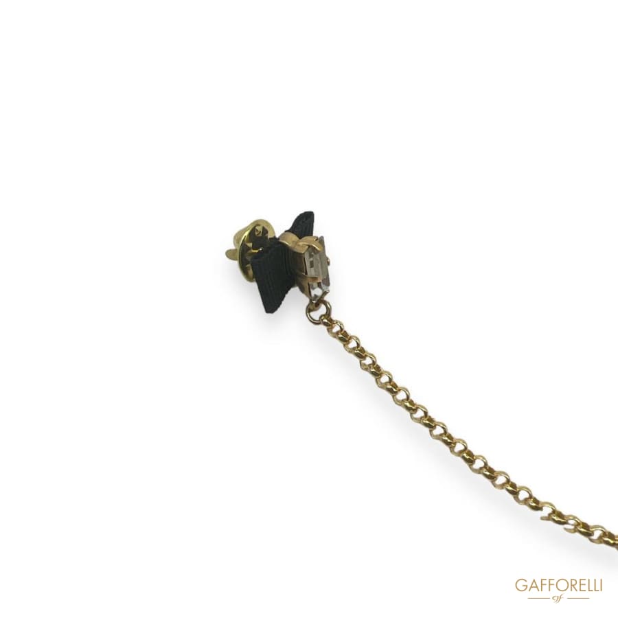 Ceremony Brooch with Pendant Chain U430 - Gafforelli Srl