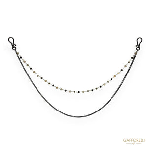 Chain for Men’s Trousers with Beads- Art. U606- Gafforelli