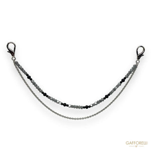 Chain For Men’s Trousers With Faceted Beads - Art. U571-