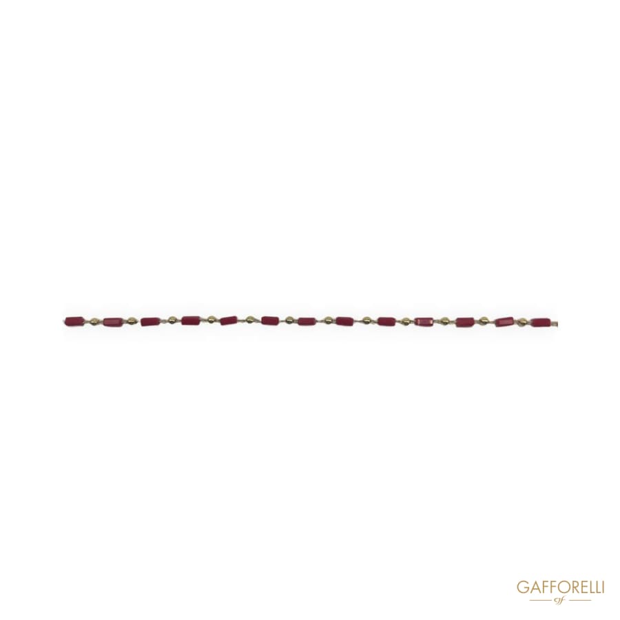 Chain With Multicolor Beads E238 - Gafforelli Srl