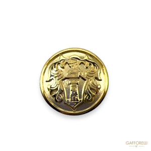 Coat Of Arms Button - Art. U590 - Gafforelli Srl metal