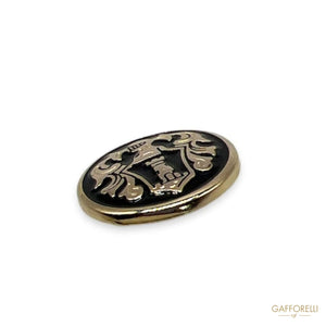 Coat Of Arms Button - Art. U590 - Gafforelli Srl metal