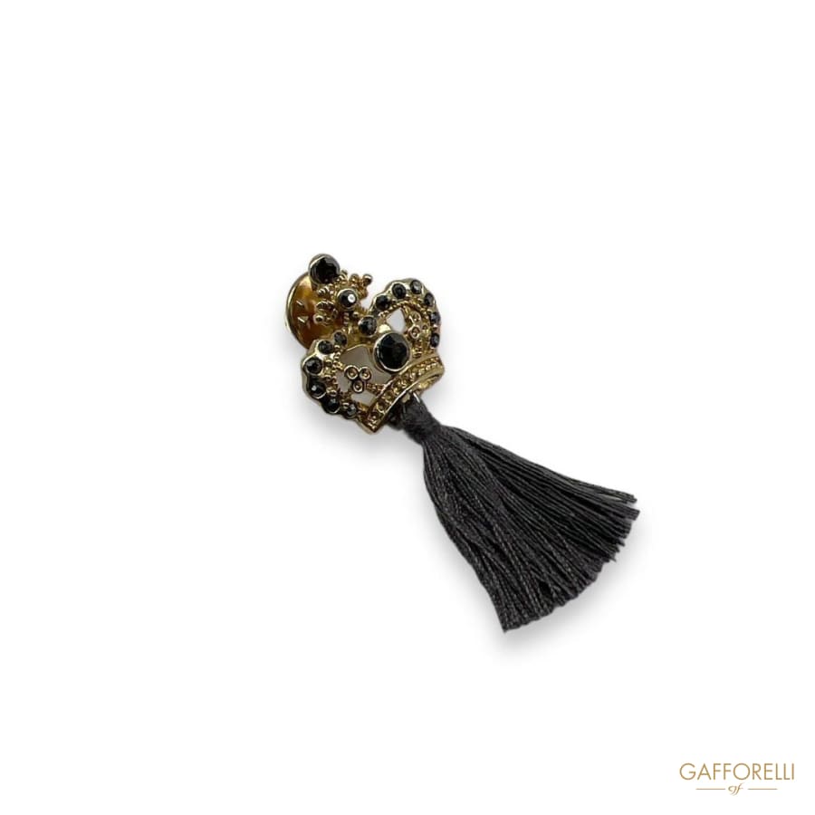Coat of Arms Pin with Pendant Detail U363 - Gafforelli Srl