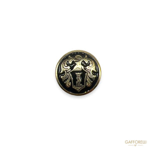 Coat Of Arms Style Cufflinks U591 - Gafforelli Srl cufflings