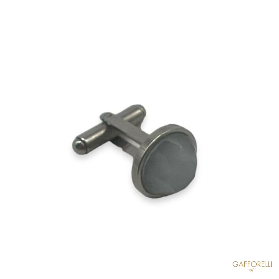 Cufflink with Cat’s Eye Stone U582 - Gafforelli Srl