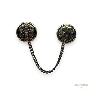 Elegant Closures for Men’s Jackets- Art. U589- Gafforelli
