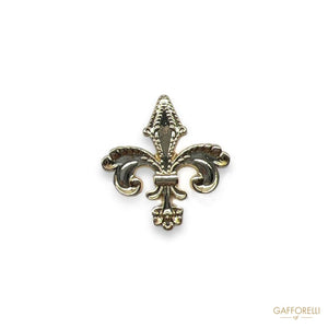 Florentine Lily Coat Of Arms Brooch U365 - Gafforelli Srl