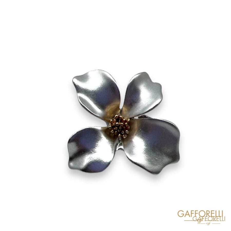 Flower Button- Art. A533 - Gafforelli Srl metal buttons