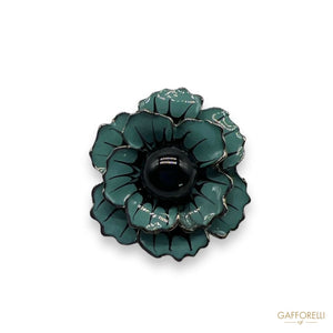 Flower Button- Art. B198 - Gafforelli Srl metal buttons