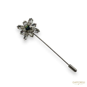 Flower Toe Cap With Rhinestone U269 - Gafforelli Srl Pin