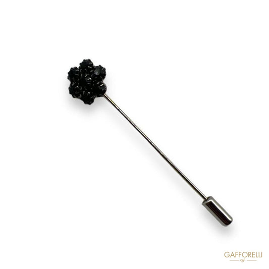 Toe Cap a Flower with Strass U114 - Gafforelli Srl Pin men’s