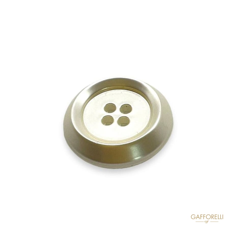 Four-hole Button with Edge- Art. D415 - Gafforelli Srl