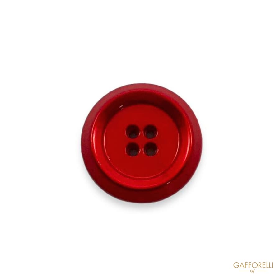 Four-hole Button with Edge- Art. D415 - Gafforelli Srl