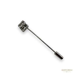 Toe Cap With Four Rhinestones U482 - Gafforelli Srl Pin