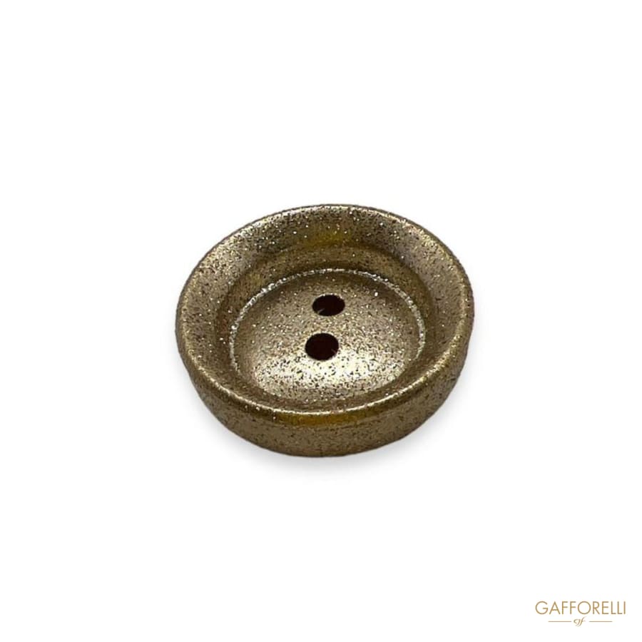 Two-hole Glitter Button- Art. D414 - Gafforelli Srl