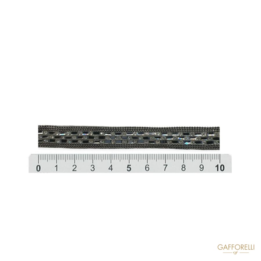 Iron-on with Metallic Rhinestones - Art. H181 - Gafforelli