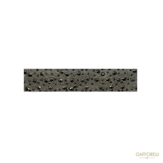 Iron-on with Metallic Rhinestones - Art. H255 - Gafforelli