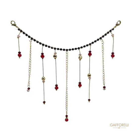 Jewel Neckline with Hanging Decorations - Art. A661