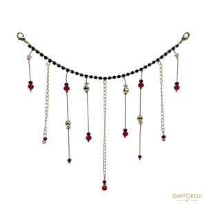 Jewel Neckline With Hanging Decorations - Art. A661 -