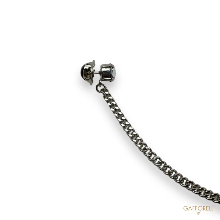 Men’s Pendant Brooch with Stones and Rhinestones U447
