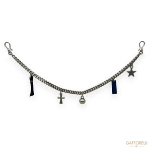 Men’s Trouser Chain with Pendants- Art. U478- Gafforelli