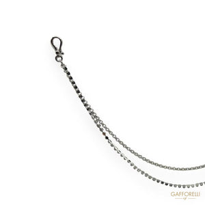 Men’s Trouser Chain With Rhinestones - Art. U544- Gafforelli