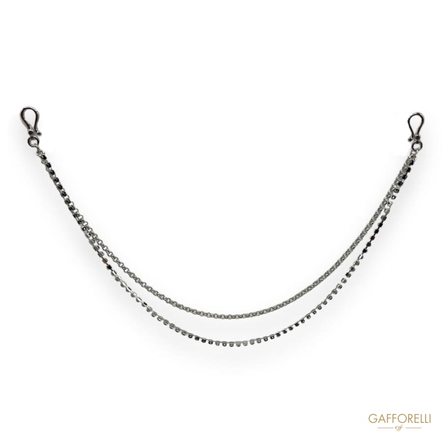 Men’s Trouser Chain with Rhinestones - Art. U544-