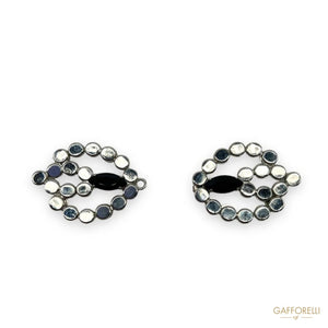 Metal Hook with Stones- Art. U566- Gafforelli Srl hooks